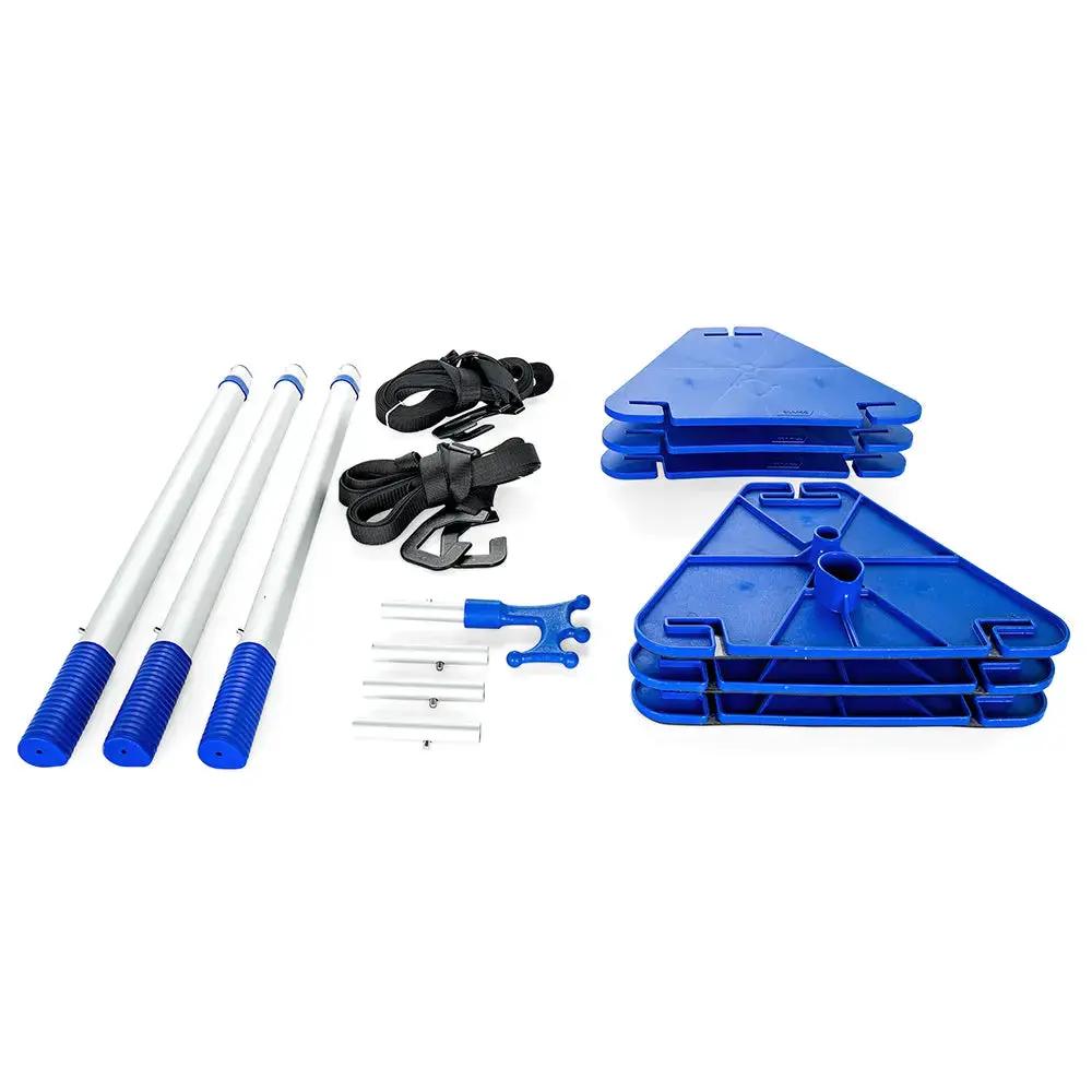 Camco Pontoon Boat Cover Support – Telescoping Boat Cover Support System for Up to 33' Decks by Camco