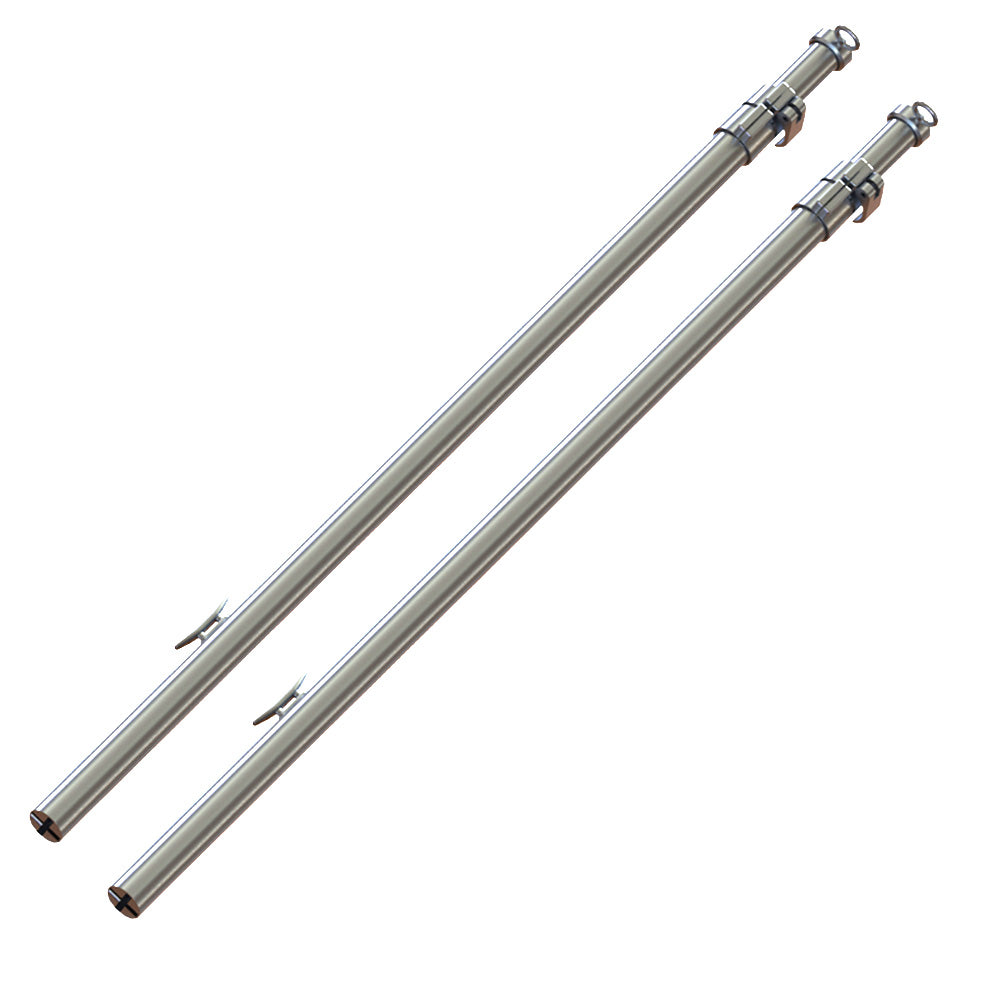 TACO Marine Tele-Sun Aluminum Shade Poles with Carry Bag - Model T10-7001VEL