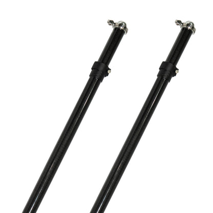 TACO Marine Tele-Sun Carbon Fiber Shade Poles with Carry Bag – Adjustable Marine Sun Protection
