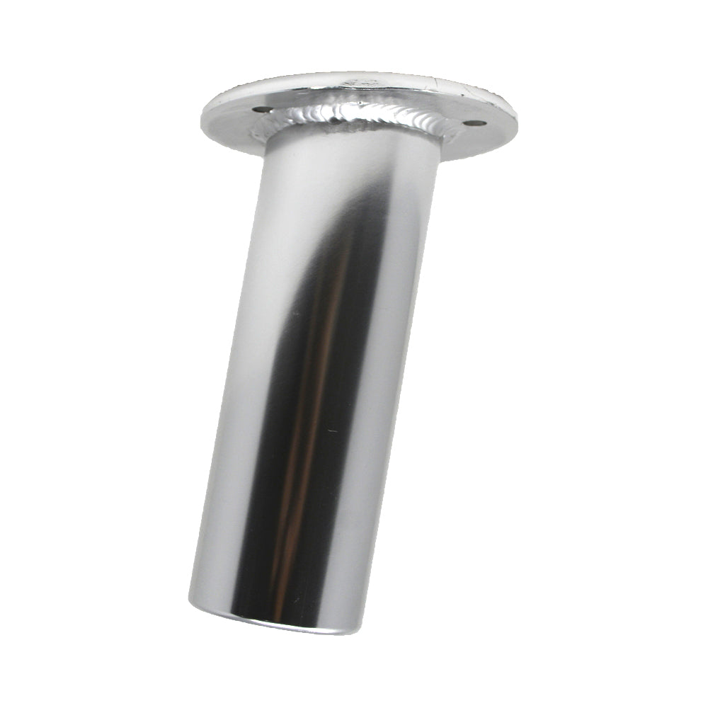 TACO Marine Flush Mount Rod Holder 10 with Deluxe Anodized Finish and 5-1/2 Inch Tube