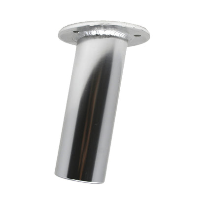 TACO Marine Flush Mount Rod Holder 10 with Deluxe Anodized Finish and 5-1/2 Inch Tube
