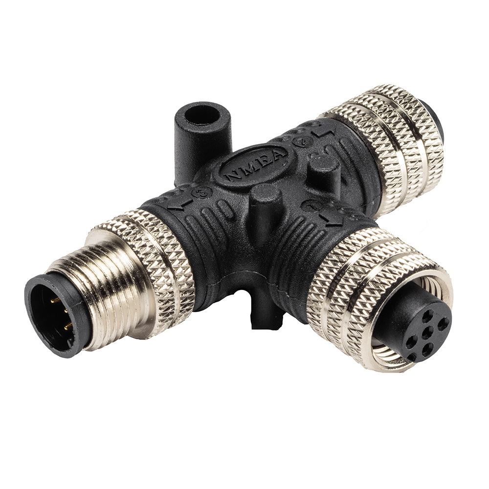 Humminbird NMEA 2000 T-Connector - Male Part 760038-1 for Marine Data Networking