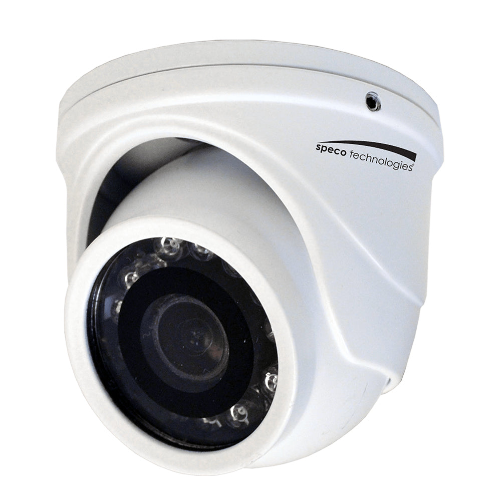 Speco Tech 4MP HD-TVI Mini Turret Camera with 2.9mm Lens and White Housing