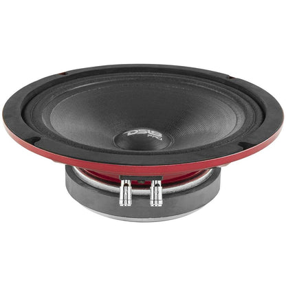 DS18 PRO-SM8.2 Slim 8-Inch Motorcycle Midrange Speaker for Water-Resistant Audio