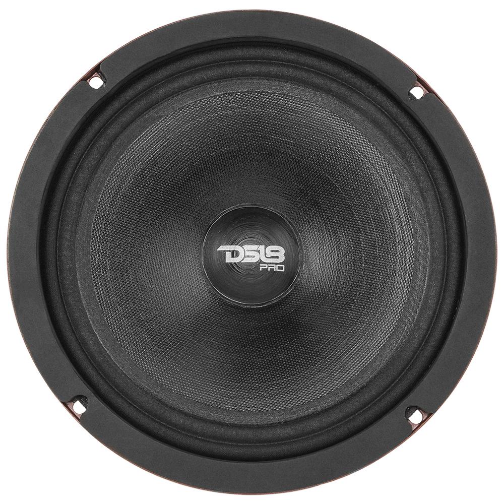 DS18 PRO-SM8.2 Slim 8-Inch Motorcycle Midrange Speaker for Water-Resistant Audio