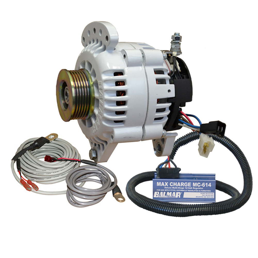 Balmar 60-YP-MC-120-K6 Alternator 120 Amp 12V with Dual Foot Saddle Mount and K6 Pulley