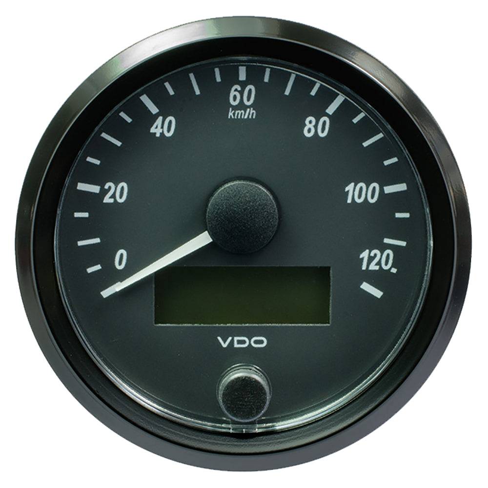 VDO SingleViu 80mm Speedometer - 140 MPH, J1939 CAN & Analog Compatible