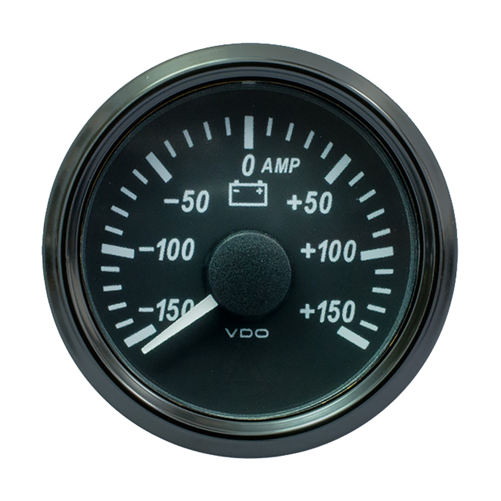 VDO SingleViu 52mm Ammeter - 150 Amp with J1939 CAN Compatibility