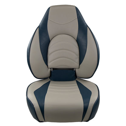 Springfield Marine Fish Pro High Back Folding Seat - Blue/Grey