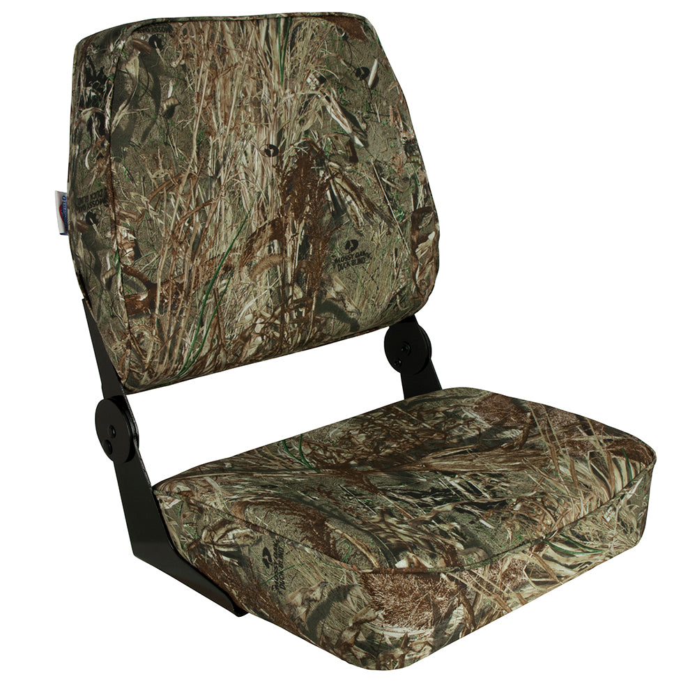 Springfield Marine XXL Folding Seat - Mossy Oak Duck Blind, Comfortable Plus Size Design