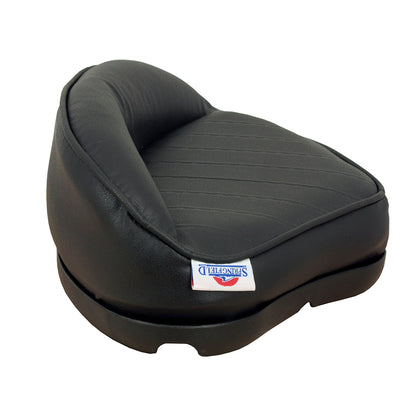 Springfield Marine Pro Stand-Up Seat - Black with Foam Padding and Marine-Grade Vinyl