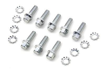 V-Twin Nickel Tappet Block Hex Screw - 1/4 inch-24 Lifters, Tapered Head for Harley Davidson FL by V-Twin