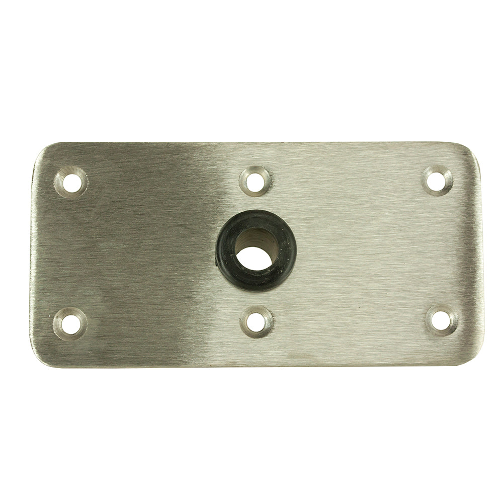 Springfield Marine KingPin 4 x 8 Inch Stainless Steel Rectangular Base