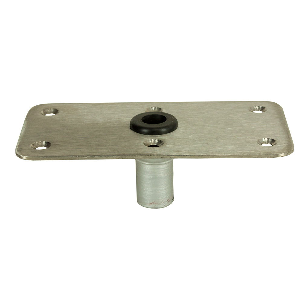 Springfield Marine KingPin 4 x 8 Inch Stainless Steel Rectangular Base