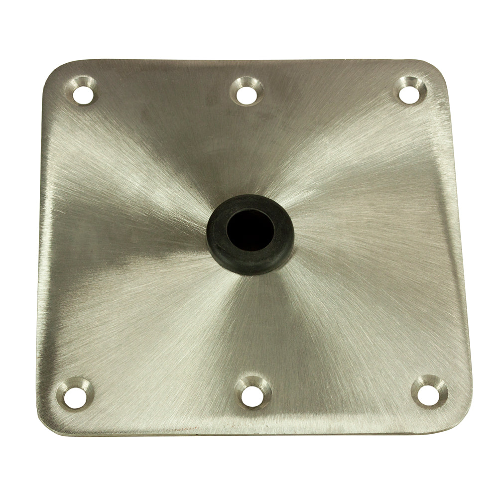 Springfield Marine KingPin 7 x 7 Inch Stainless Steel Square Base Mount - Model 1620001