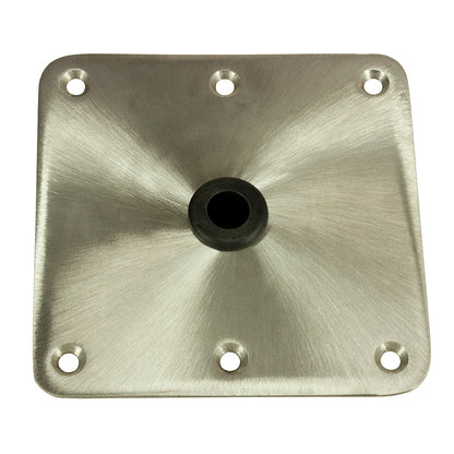 Springfield Marine KingPin 7 x 7 Inch Stainless Steel Square Base Mount - Model 1620001