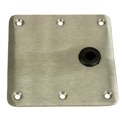 Springfield Marine KingPin 7" x 7" Offset Stainless Steel Square Base