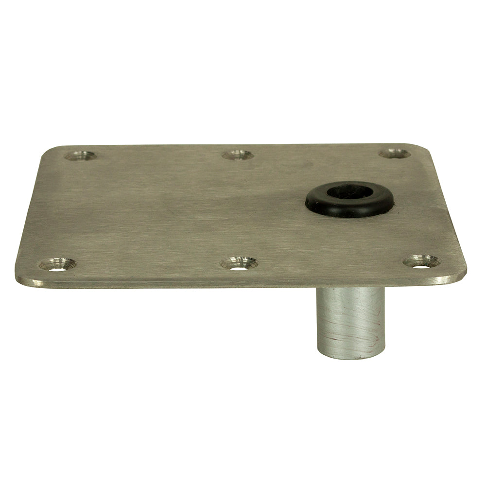 Springfield Marine KingPin 7" x 7" Offset Stainless Steel Square Base