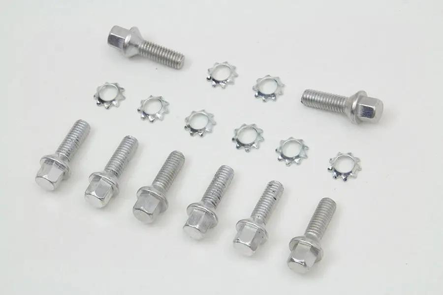 Colony Cadmium Tappet Block Screw Set for Harley Davidson EL and FL Models by Colony