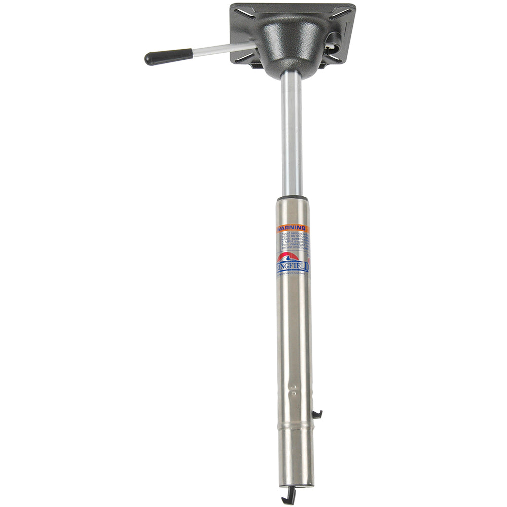 Springfield Marine Power-Rise Adjustable Sit-Down Post in Stainless Steel - Part 1642005