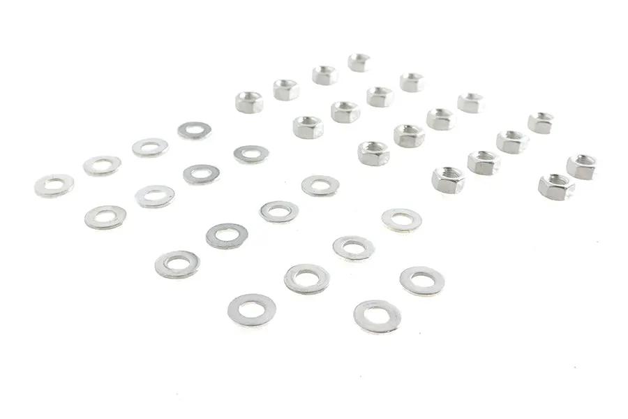 Colony Cadmium Rocker Box Hex Nuts for Harley Davidson FL Models (1966-1975) by Colony