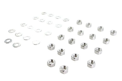 Colony Cadmium Rocker Box Hex Nuts for Harley Davidson FL Models (1966-1975) by Colony