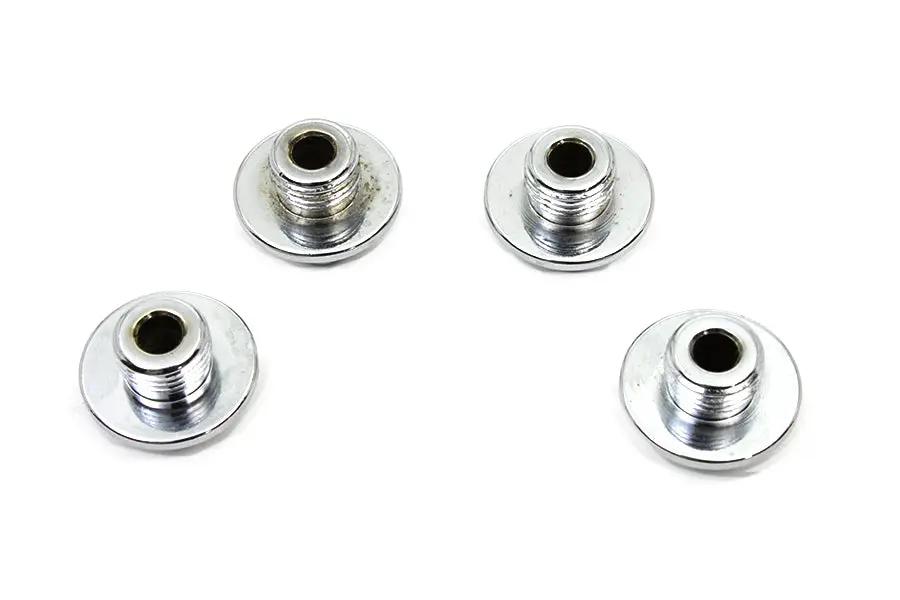 Colony Chrome Rocker Shaft End Caps for Harley Davidson FL 1971-1980 by Colony