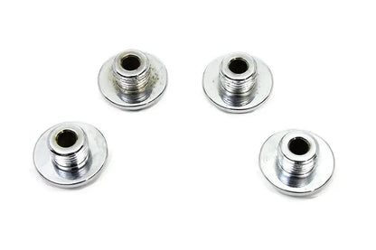 Colony Chrome Rocker Shaft End Caps for Harley Davidson FL 1971-1980 by Colony