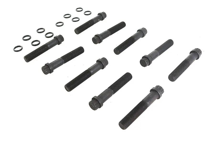 Colony Cylinder Head Bolt Set 12 Point Black for Harley Davidson FL (1948-1957) by Colony