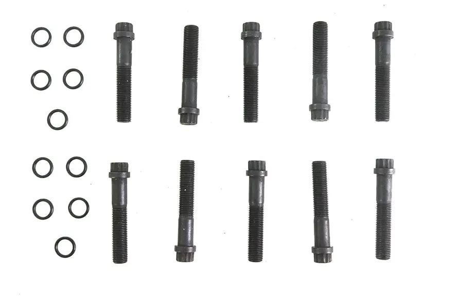 Colony Cylinder Head Bolt Set 12 Point Black for Harley Davidson FL (1948-1957) by Colony