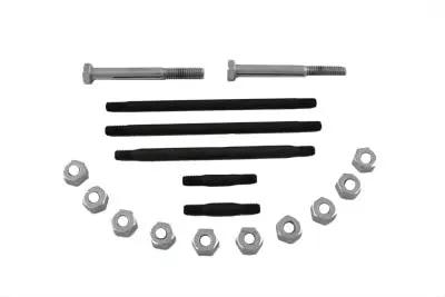 Colony Engine Case Bolt Kit Chrome for Harley Davidson WL Models by Colony
