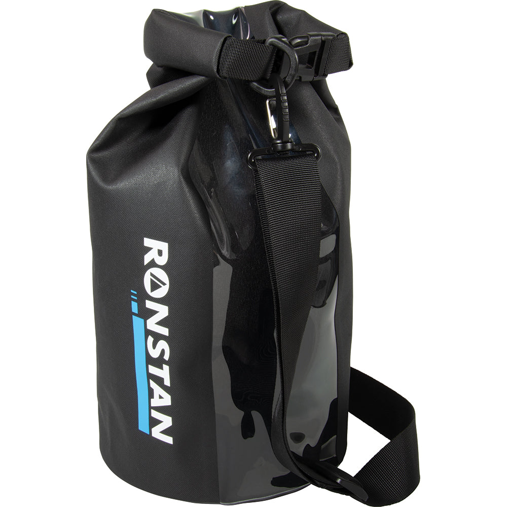Ronstan RF4012 Dry Roll Top 10L Waterproof Bag with Window - Black