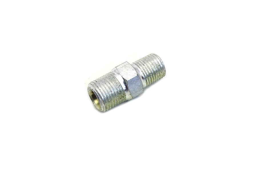 Colony Cadmium Rocker Box Feed Line Nipple for Harley Davidson EL and FL Models