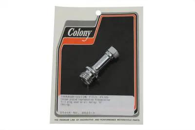 Colony Transmission Fill Plug Chrome Finish for Harley Davidson WL Models by Colony