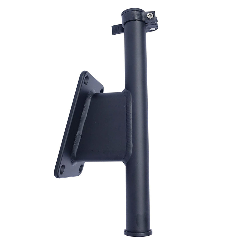 Panther Products KPS50B 5-Inch Set Back Transom Mount Bracket - Black Powder Coat
