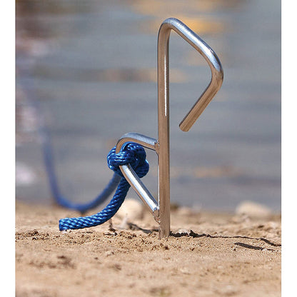 Panther Products Shore Spike Chrome Plated - Easy Anchor for Boats up to 26 Feet