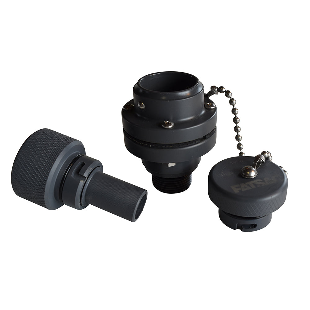 FATSAC W744 Check Valve and Adapter for Ballast Bags - Easy Connection with Integrated Check Valve