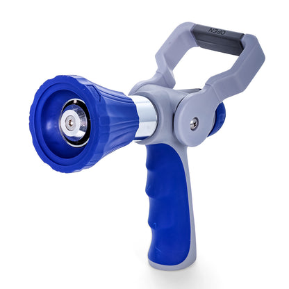 Camco Coil Hose Nozzle with Hand Lever - Adjustable Spray Pattern & Comfort Grip