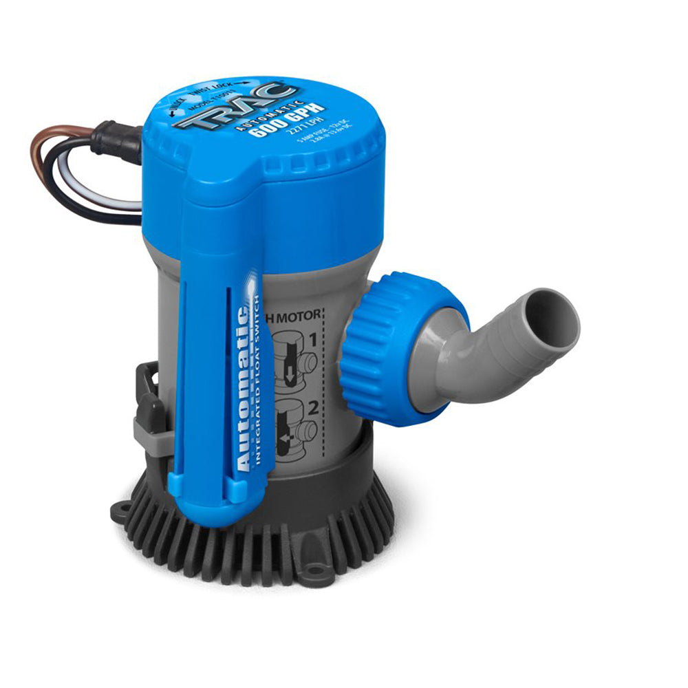 TRAC Outdoors 69310 Automatic Bilge Pump - 600 GPH Submersible Marine Pump