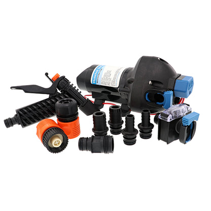 Jabsco HotShot 3 Washdown Pump - 12V, 3 GPM, 50 PSI for Reliable Marine and RV Cleaning