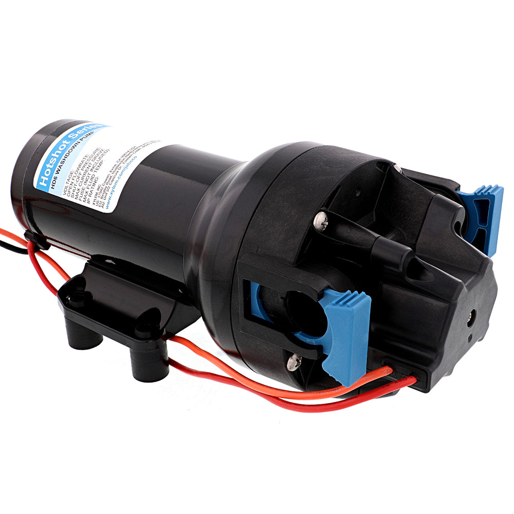Jabsco HotShot HD6 Heavy Duty Washdown Pump with 25' HoseCoil - 12V, 6 GPM, 70 PSI
