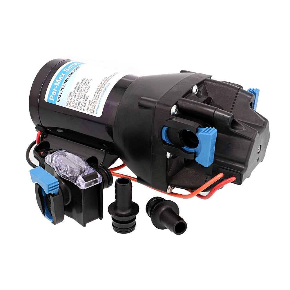 Jabsco Par-Max HD3 Heavy Duty 12V Water Pressure Pump - 3 GPM, 40 PSI