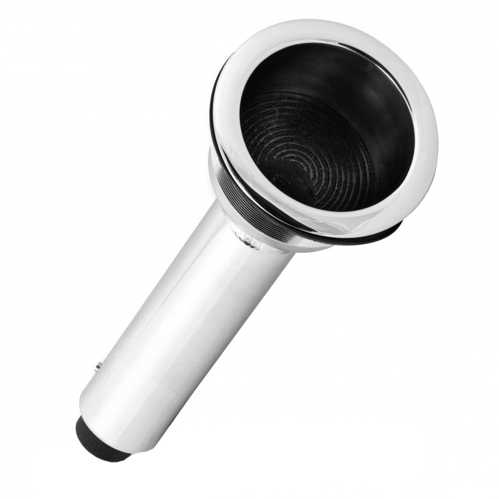 Whitecap 15 Degree Stainless Steel Rod and Cup Holder - Model S-0628C