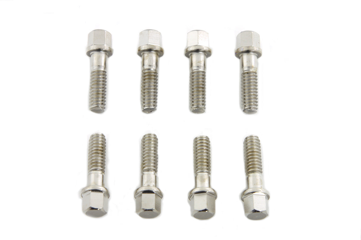 V-Twin Tappet Block Screw Kit Nickel Plated for Harley Davidson FL Models