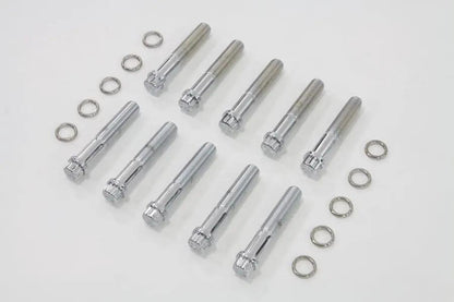 Colony Big Bore 12 Point Head Bolt Kit in Chrome for Harley Davidson FL Models by Colony
