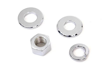 Colony Chrome Rear Axle Nut Kit for 3/4 Inch Axles - Fits Harley Davidson FX 1973-1982 by Colony