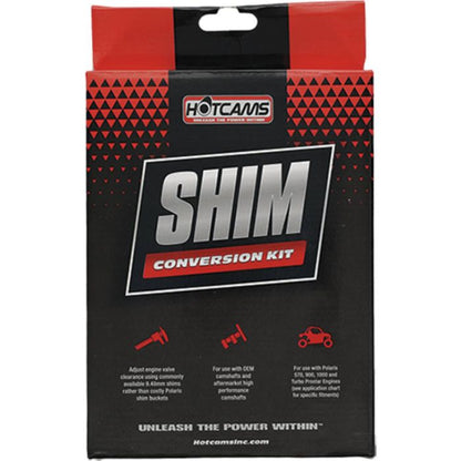 HOTCAMS HC00135 Cam Shim Conversion Kit for Performance Motorcycle Engines