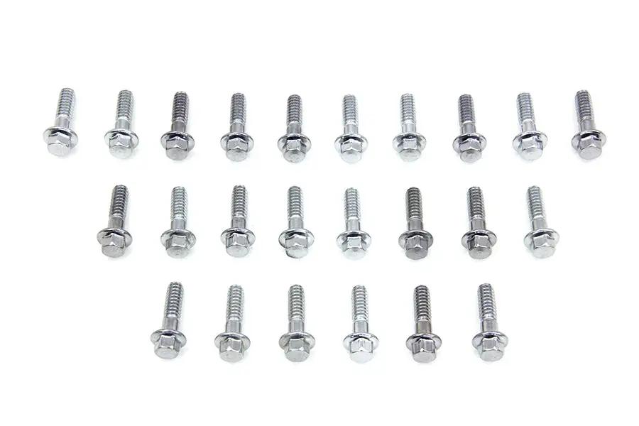 Colony Rocker Box Valve Cover Screw Short Chrome for Harley Davidson FL (1948-1957) by Colony
