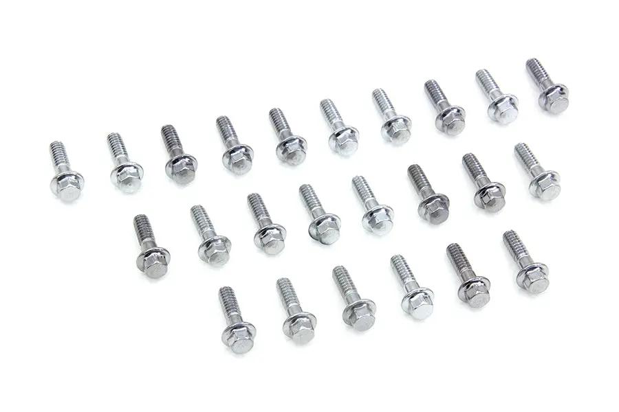Colony Rocker Box Valve Cover Screw Short Chrome for Harley Davidson FL (1948-1957) by Colony