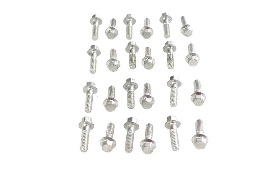 Colony Rocker Box Valve Cover Screws Short Cadmium for Harley Davidson FL Models by Colony